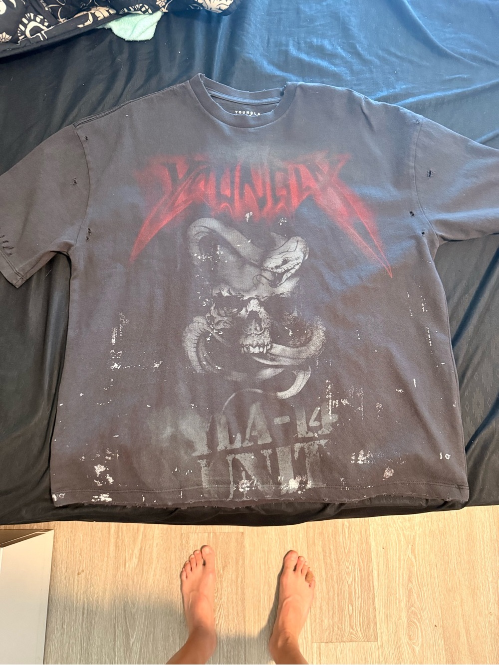 YoungLA distressed shirt